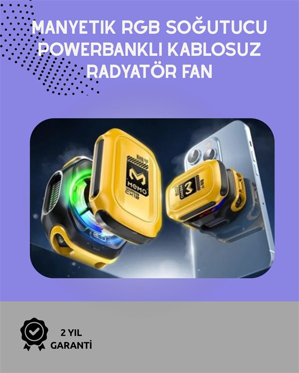 Sessiz Çalışan Yarı İletken Telefon Soğutucu | iOS ve Android Uyumlu | 10W Güç 1 Sessiz Çalışan Yarı İletken Telefon Soğutucu | iOS ve Android Uyumlu | 10W Güç