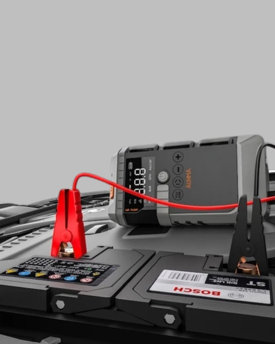 Şarjlı 12000 mAh Araç Akü Takviye ve Hava Kompresörü 4’ü 1 Arada 2 Şarjlı 12000 mAh Araç Akü Takviye ve Hava Kompresörü 4’ü 1 Arada - Görsel 2