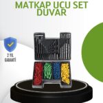 Ahşap Metal Beton Delme Uç Seti Organizerli Karbon Çelik Matkap Ucu
