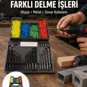Matkap Ucu Seti Organizerli Çok Amaçlı Delme Uçları Yeni Nesil