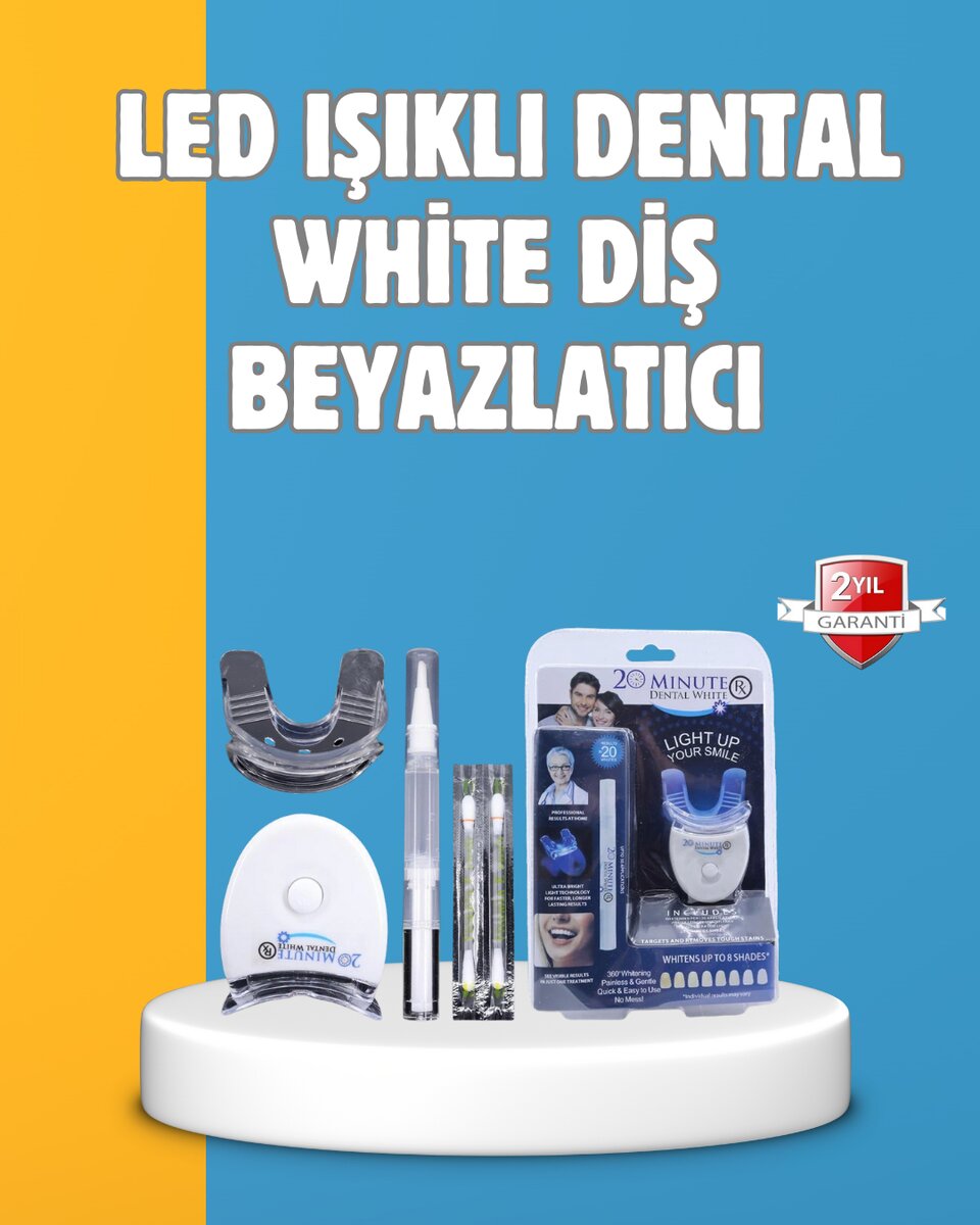 Mavi Işık Teknolojisi ile Güvenli Diş Beyazlatıcı Sistem 1 Mavi Işık Teknolojisi ile Güvenli Diş Beyazlatıcı Sistem