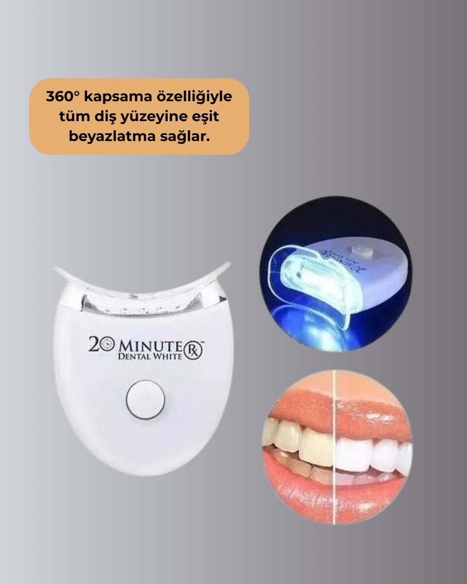Mavi Işık Teknolojisi ile Güvenli Diş Beyazlatıcı Sistem 3 Mavi Işık Teknolojisi ile Güvenli Diş Beyazlatıcı Sistem - Görsel 3