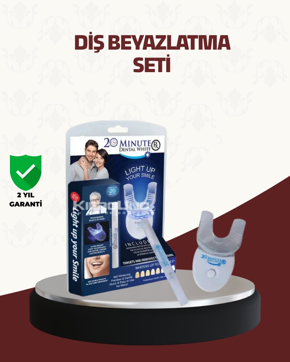 Evde Kullanıma Uygun LED Teknolojili Diş Beyazlatma Kiti 1 Evde Kullanıma Uygun LED Teknolojili Diş Beyazlatma Kiti