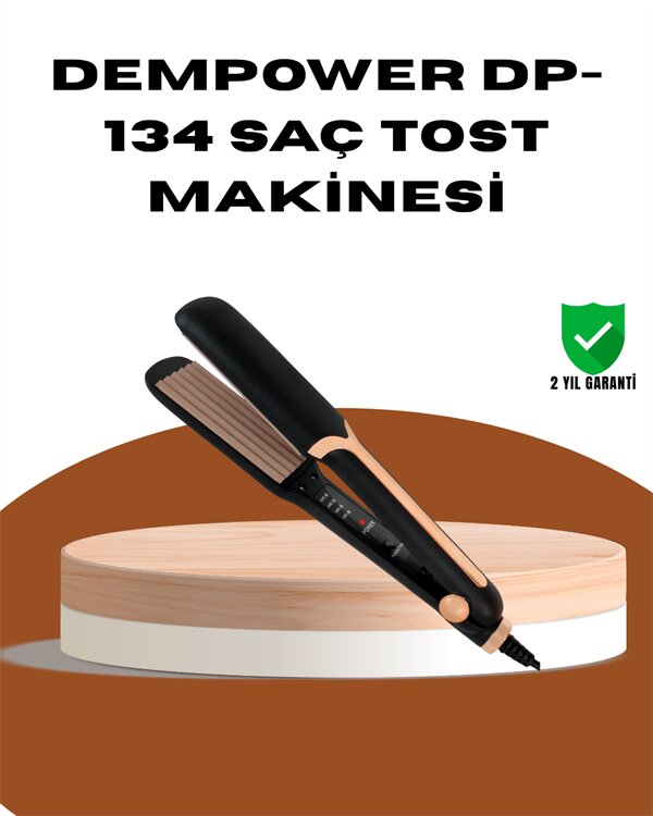 DEMPOWER DP-134 Saç Tost Makinesi – Kolay Kullanım Hızlı Sonuç Uzun Süre Kalıcılık 1 DEMPOWER DP-134 Saç Tost Makinesi – Kolay Kullanım Hızlı Sonuç Uzun Süre Kalıcılık