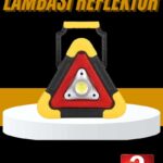 Reflektör Işıklı Ikaz Lambası Şarjlı Çok Fonksiyonlu Işıklı Üçgen Reflektör