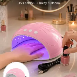 45W Güçlü Ultraviyole Işıklı Oje Kurutucu Cihaz Yeni Nesil