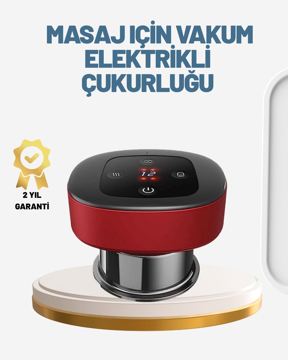 Akıllı Vakumlu Kupa Masaj Cihazı Ağrı Giderici ve Rahatlatıcı Terapi 1 Akıllı Vakumlu Kupa Masaj Cihazı Ağrı Giderici ve Rahatlatıcı Terapi