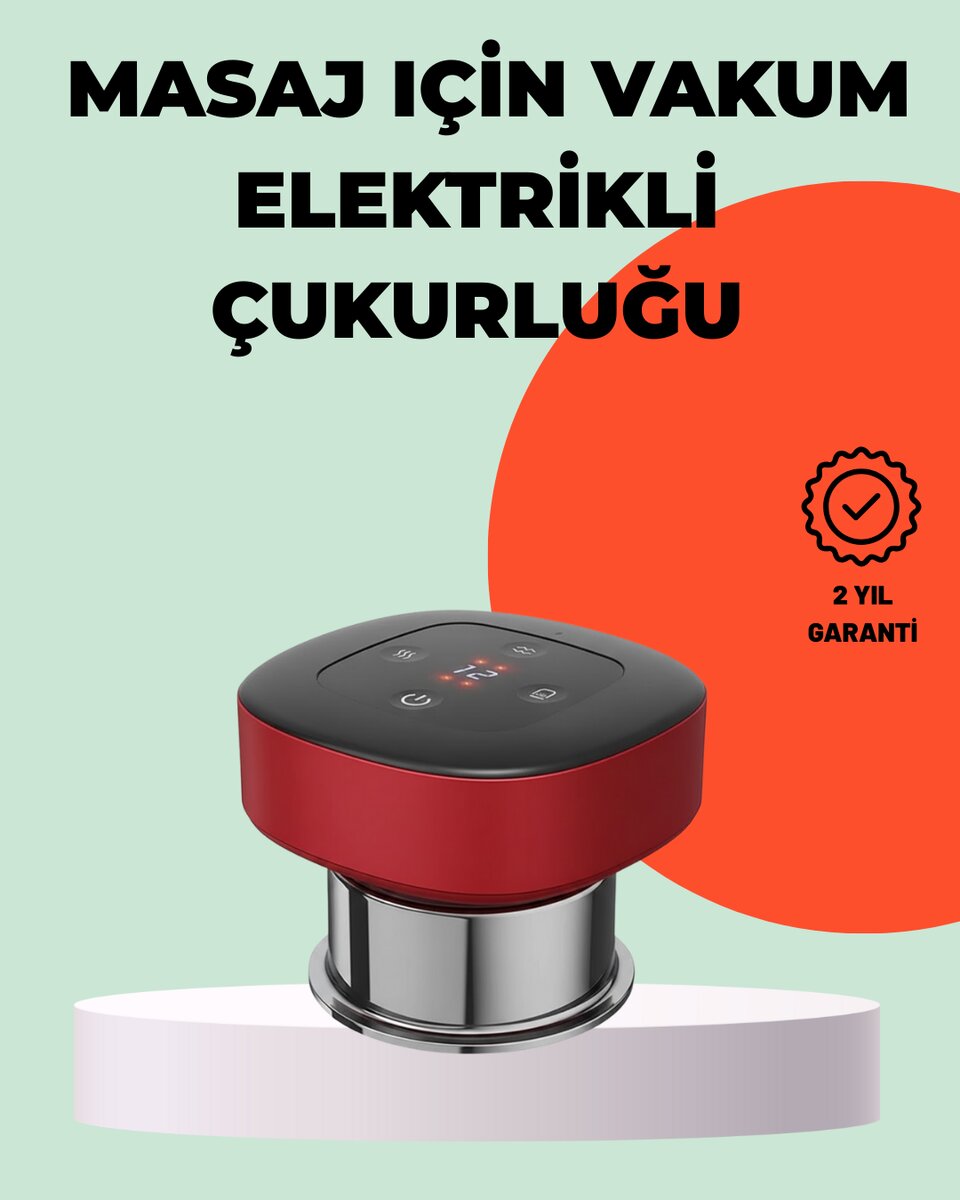 Taşınabilir Elektrikli Kupa Terapisi Masaj Cihazı Boyun Sırt Bacak 1 Taşınabilir Elektrikli Kupa Terapisi Masaj Cihazı Boyun Sırt Bacak