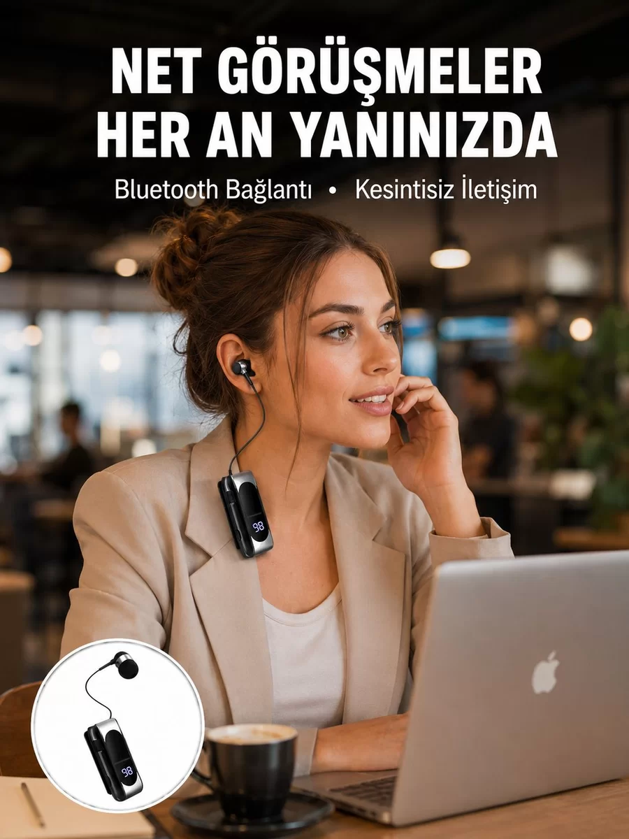 Dijital Göstergeli Bluetooth Kulaklık – Klipsli ve Şık Tasarım Yeni Nesil 1 Dijital Göstergeli Bluetooth Kulaklık – Klipsli ve Şık Tasarım Yeni Nesil