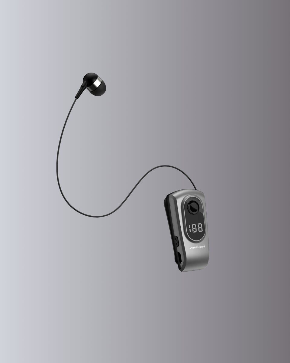 Profesyonel Bluetooth Kulaklık – Klipsli Titreşimli Dijital Göstergeli 4 Profesyonel Bluetooth Kulaklık – Klipsli Titreşimli Dijital Göstergeli - Görsel 4