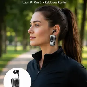 Haydiburaya 12 Titreşimli Bluetooth Kulaklık – Uzun Pil Ömrü Dijital Ekranlı Kablosuz Tasarım Yeni Nesil