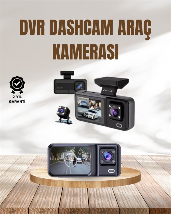 Wi-Fi Destekli Araç Kamerası: 2.7” Ekran 128GB Destek ve IR Gece Görüş 1 Wi-Fi Destekli Araç Kamerası: 2.7” Ekran 128GB Destek ve IR Gece Görüş