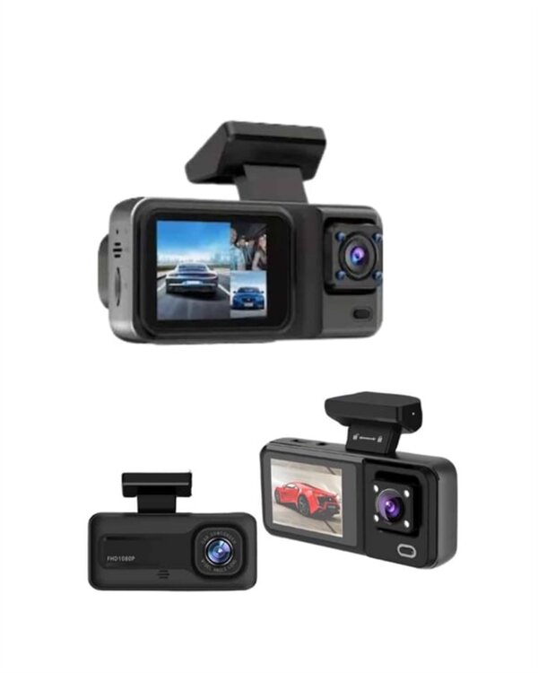 Sürüş ve Park Halinde Kesintisiz Güvenlik İçin 3 Kameralı Profesyonel Dashcam 2 Sürüş ve Park Halinde Kesintisiz Güvenlik İçin 3 Kameralı Profesyonel Dashcam - Görsel 2