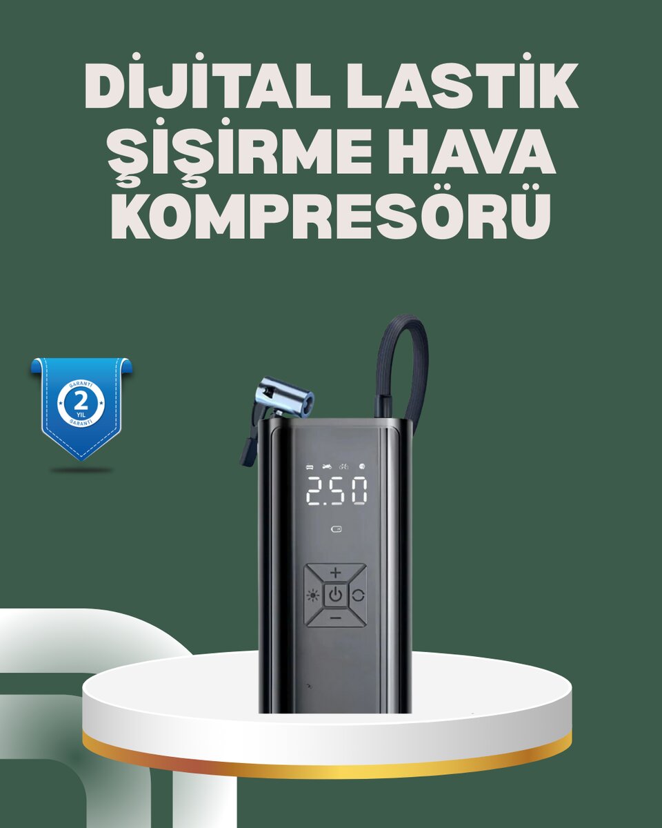 Bisiklet Motosiklet ve Araçlar İçin Çok Amaçlı Hava Pompası 1 Bisiklet Motosiklet ve Araçlar İçin Çok Amaçlı Hava Pompası