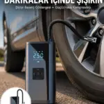 12V Uyumlu Çok İşlevli Akıllı Araç Lastik Pompası Yeni Nesil