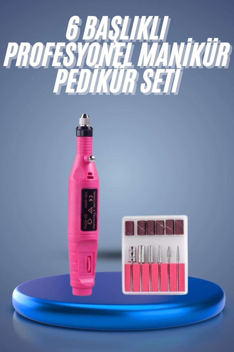 Profesyonel Manikür Pedikür Seti Törpü Makinesi Protez Tırnak Çıkarma 1 Profesyonel Manikür Pedikür Seti Törpü Makinesi Protez Tırnak Çıkarma