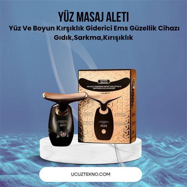 Yüz ve Boyun Masaj Aleti – Yunus Tasarım Kırışık Görünümü Giderici 1 Yüz ve Boyun Masaj Aleti – Yunus Tasarım Kırışık Görünümü Giderici