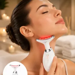 Kırışıklık Azaltıcı LED Işık Cilt Bakım Aleti 7 Renk Yeni Nesil