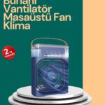 Modern Tasarımlı Kompakt ve Güçlü Hava Üfleyen Fan