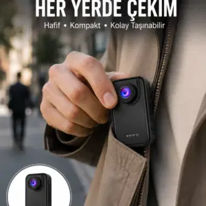 Haydiburaya 9 Vlog ve Sosyal Medya Çekimleri İçin Kompakt Taşınabilir Kamera Yeni Nesil