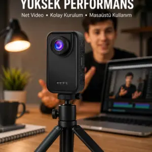 Günlük Kullanıma Uygun Mini Video Kamera Vlog Çekimleri İçin Yeni Nesil