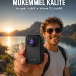 Vlog Seyahat ve Günlük Video Çekimleri İçin Mini Kamera Yeni Nesil
