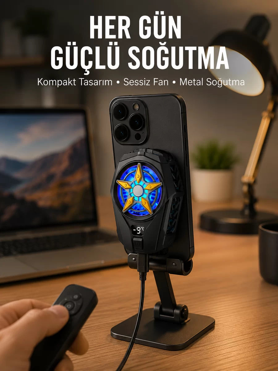 Cep Telefonu Radyatörü – Type-C 2 Vitesli Sessiz Soğutma Fanı Yeni Nesil 1 Cep Telefonu Radyatörü – Type-C 2 Vitesli Sessiz Soğutma Fanı Yeni Nesil