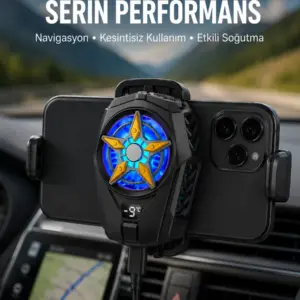 Mobil Cihaz Soğutma Radyatörü – Metal+ABS Type-C Kablolu Yeni Nesil