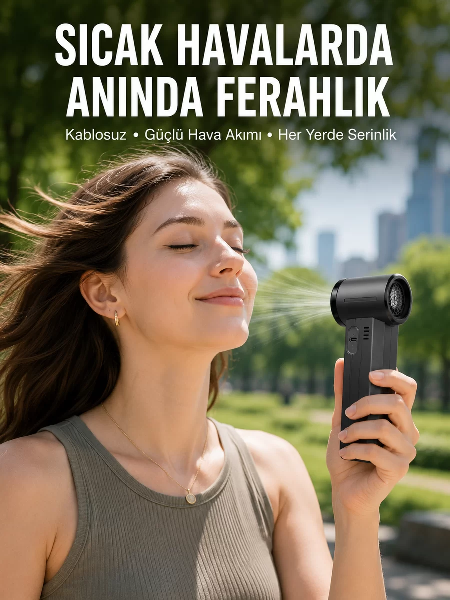 Turbo Motorlu Çok Amaçlı Temizlik ve Soğutma Cihazı Yeni Nesil 1 Turbo Motorlu Çok Amaçlı Temizlik ve Soğutma Cihazı Yeni Nesil