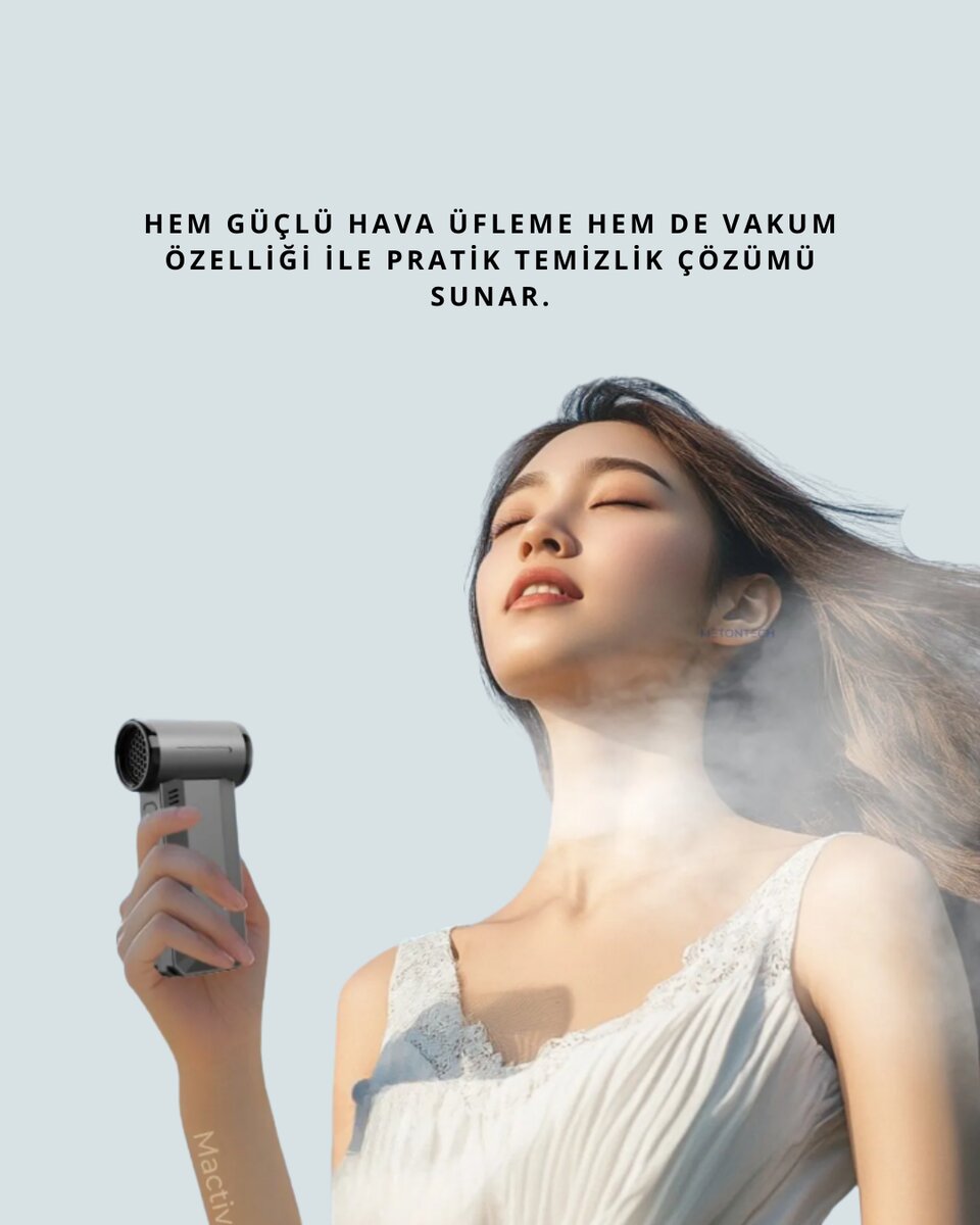 Turbo Güçlü Hava Üfleme ve Vakum Makinesi Çok Fonksiyonlu Kullanım 2 Turbo Güçlü Hava Üfleme ve Vakum Makinesi Çok Fonksiyonlu Kullanım - Görsel 2