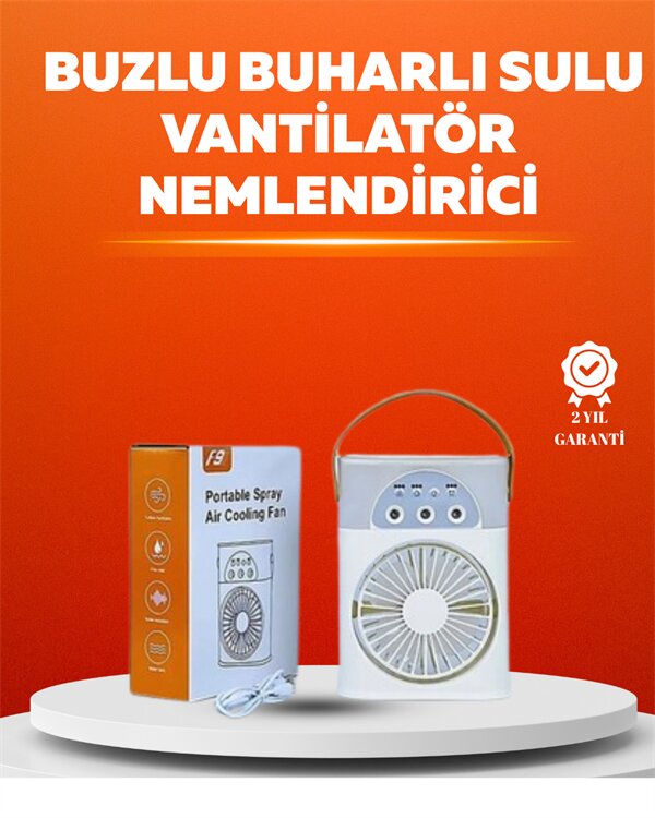 Mini USB Klima Fan | 3 Kademeli Spreyli Hava Soğutucu Taşınabilir 1 Mini USB Klima Fan | 3 Kademeli Spreyli Hava Soğutucu Taşınabilir