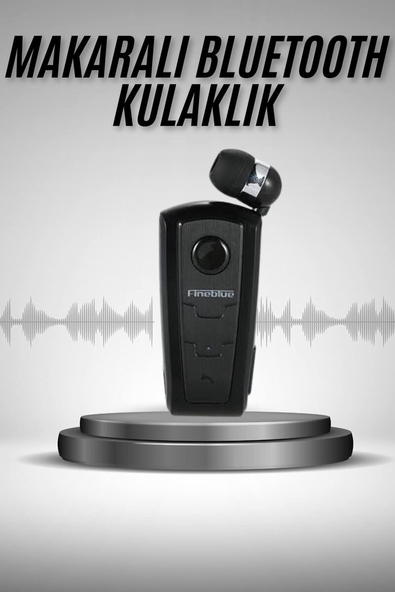 Makaralı Bluetooth Kulakiçi Yaka Kulaklığı Kablosuz Kulaklık 1 Makaralı Bluetooth Kulakiçi Yaka Kulaklığı Kablosuz Kulaklık