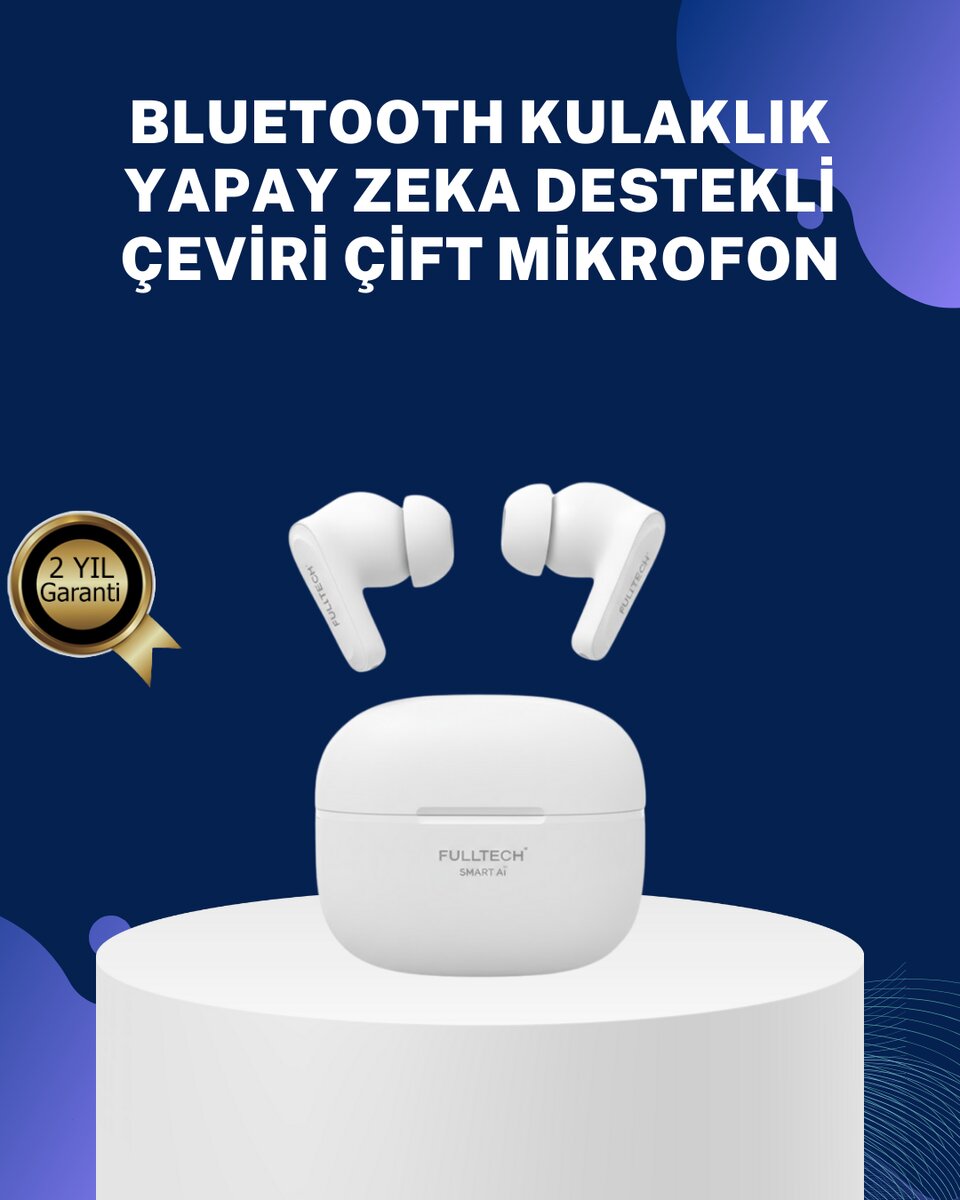 Akıllı Çeviri Teknolojili TWS Kulaklık Gürültü Engelleyici 1 Akıllı Çeviri Teknolojili TWS Kulaklık Gürültü Engelleyici