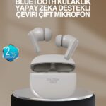 Anında Dil Çeviren Akıllı Bluetooth Kulaklık Çok Dilli İletişim