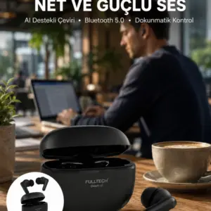 Haydiburaya 18 Akıllı Çeviri Destekli Bluetooth Kulaklık Profesyonel Ses Deneyimi Yeni Nesil
