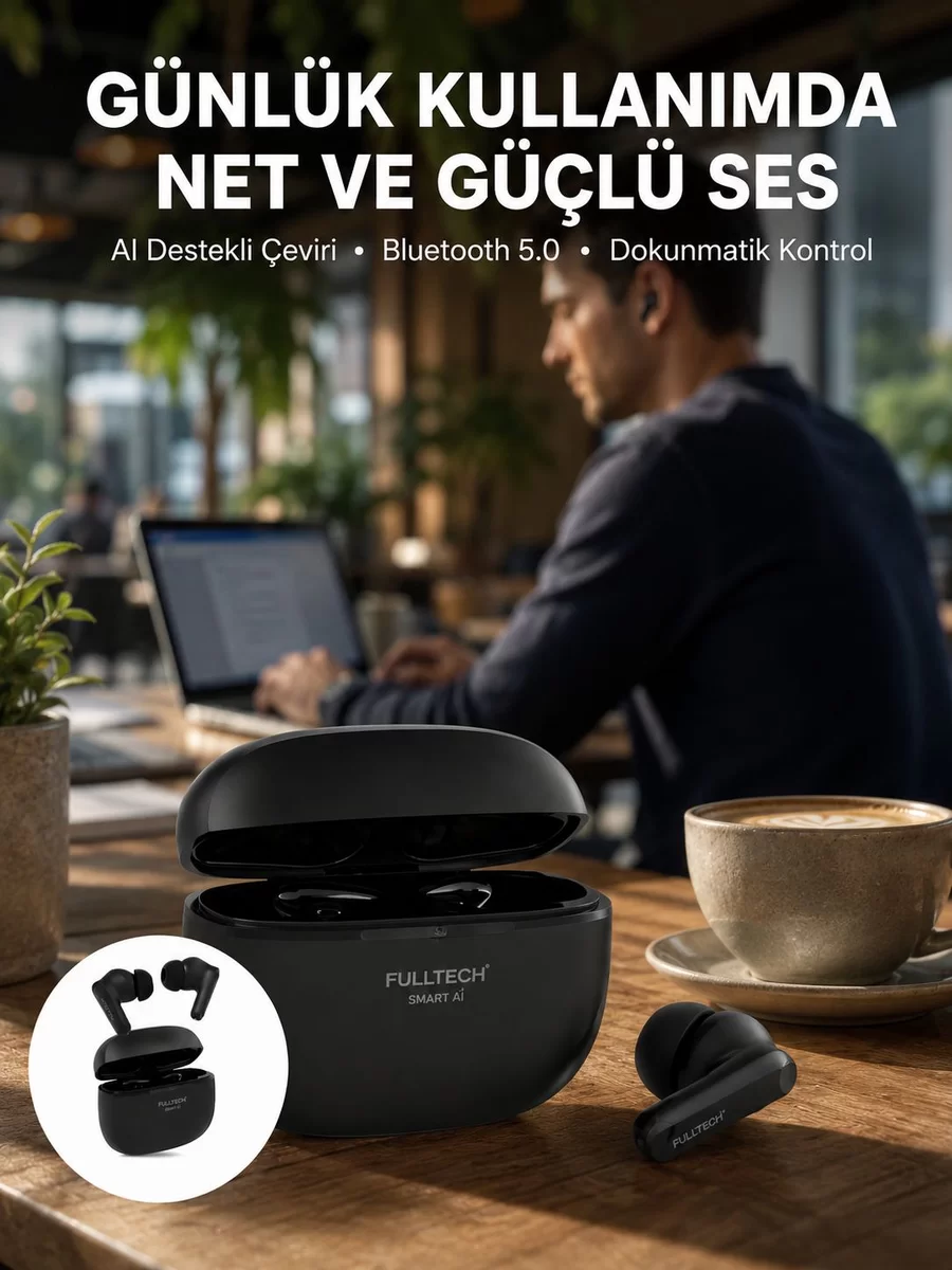 Akıllı Çeviri Destekli Bluetooth Kulaklık Profesyonel Ses Deneyimi Yeni Nesil 1 Akıllı Çeviri Destekli Bluetooth Kulaklık Profesyonel Ses Deneyimi Yeni Nesil