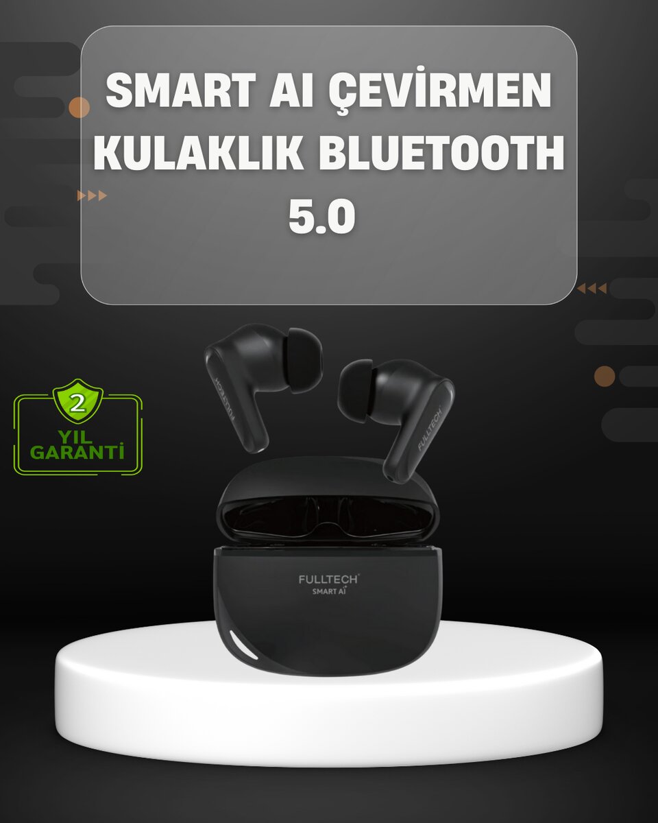 Yapay Zeka Destekli Bluetooth Kulaklık Anlık Çeviri ve Gürültü Engelleme 1 Yapay Zeka Destekli Bluetooth Kulaklık Anlık Çeviri ve Gürültü Engelleme