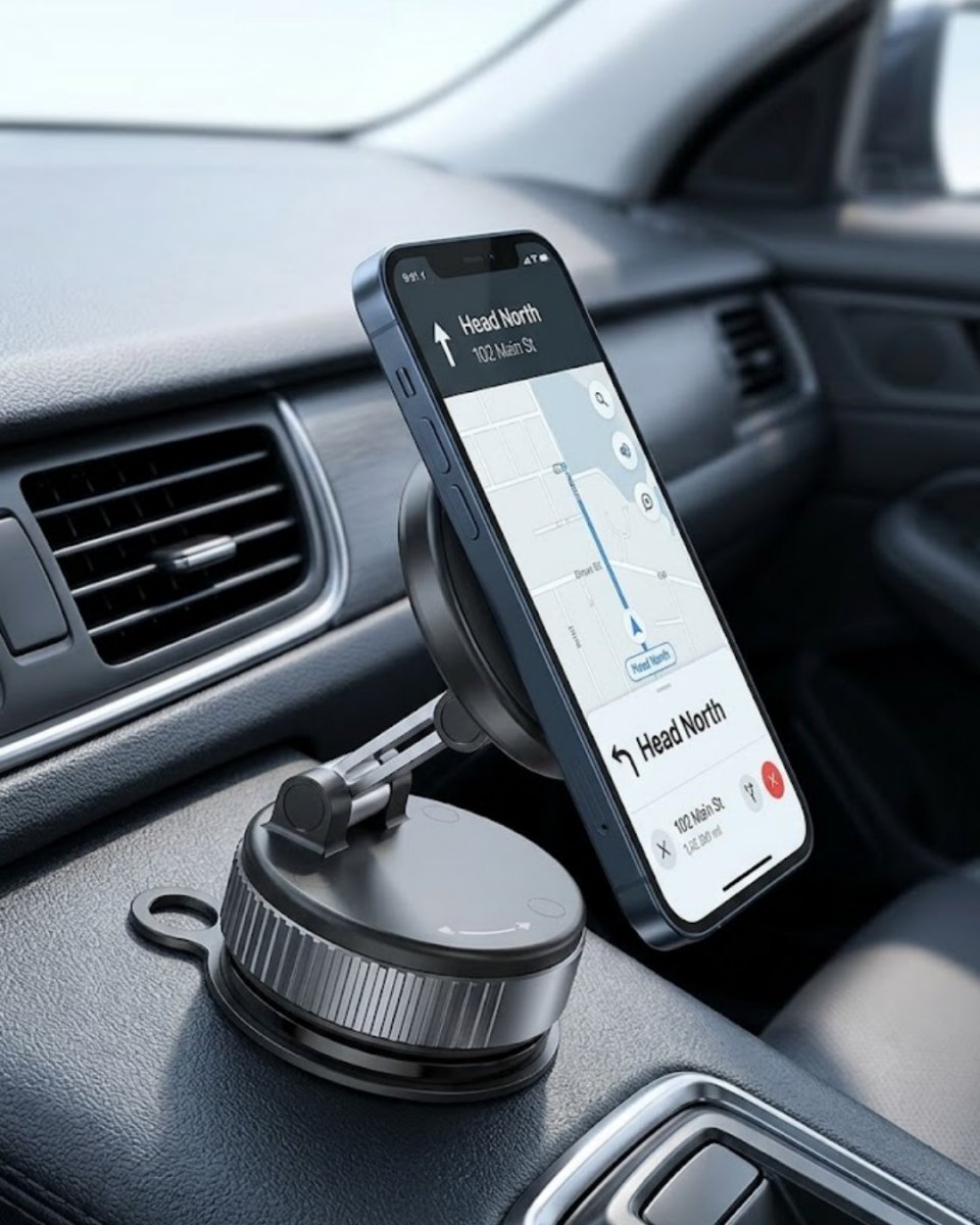 Araç İçi Manyetik Navigasyon Telefon Tutucu Güçlü Mıknatıslı Stand 1 Araç İçi Manyetik Navigasyon Telefon Tutucu Güçlü Mıknatıslı Stand