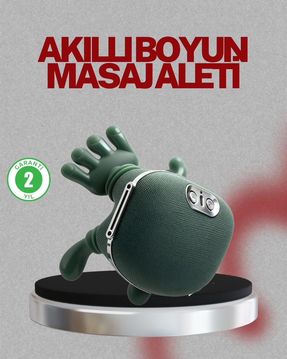 Boyun ve Omuz Gerginliği Giderici Masaj Cihazı 1 Boyun ve Omuz Gerginliği Giderici Masaj Cihazı