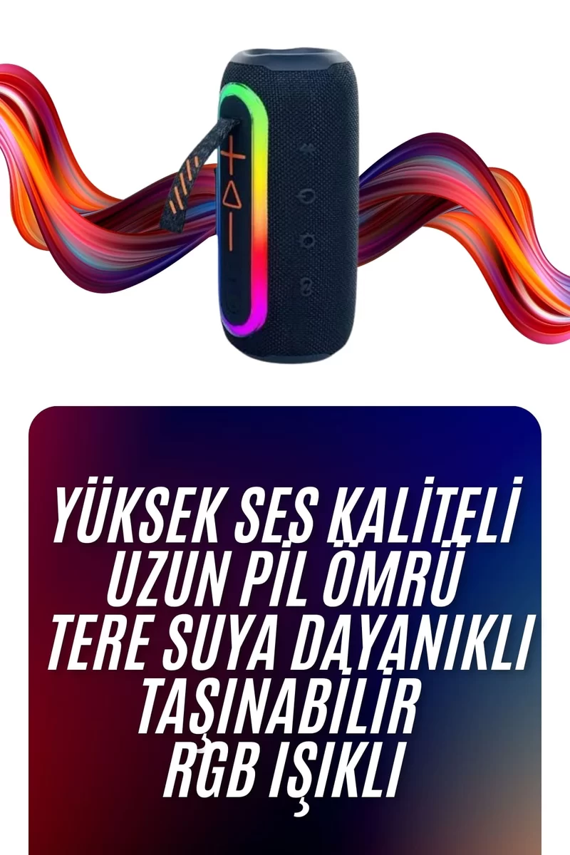 Bluetooth Hoparlör Uzun Pil Ömrü Taşınabilir Yüksek Ses Kaliteli Yeni Nesil 2 Bluetooth Hoparlör Uzun Pil Ömrü Taşınabilir Yüksek Ses Kaliteli Yeni Nesil - Görsel 2