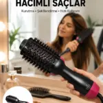 Fön Tarak 1200 W Saç Şekillendirici Saç Düzleştirici Saç Kurutma Yeni Nesil