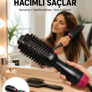 Fön Tarak 1200 W Saç Şekillendirici Saç Düzleştirici Saç Kurutma Yeni Nesil