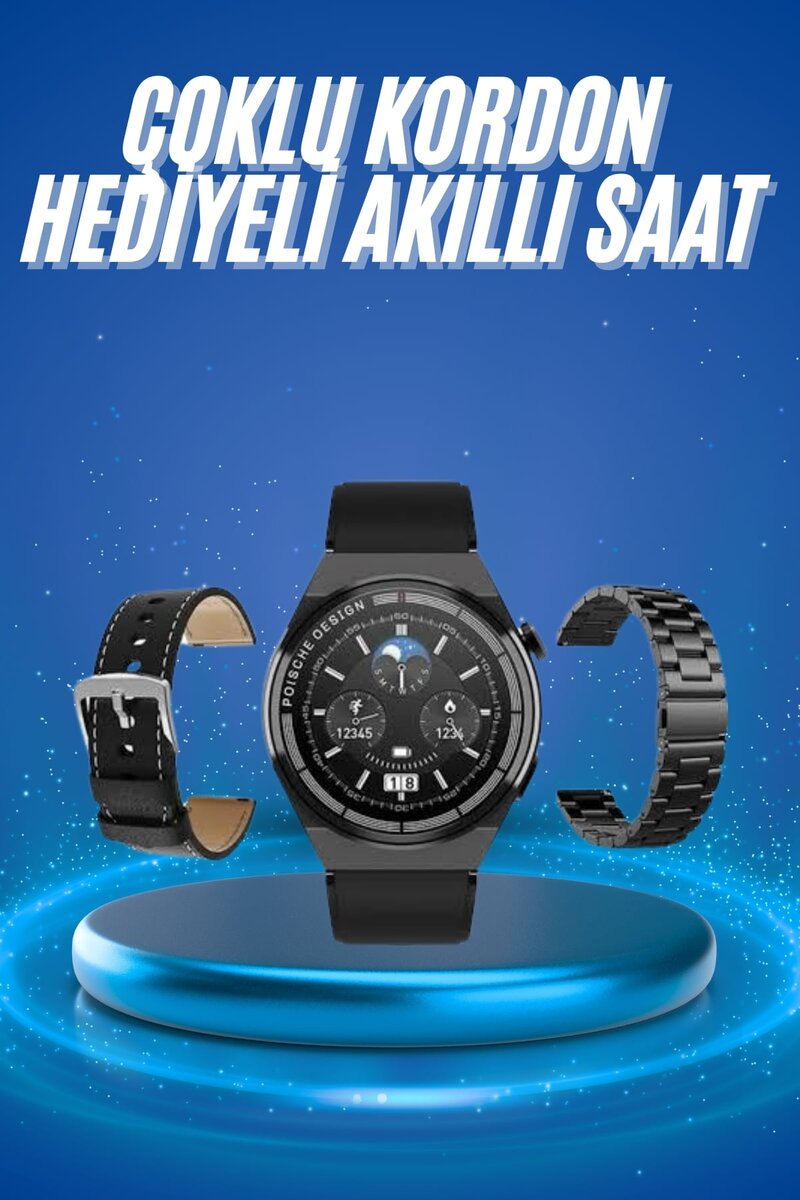 Çoklu Kordon Hediyeli Akıllı Saat Çağrı Cevaplama Müzik Dinleme Dokunmatik Ekran 1 Çoklu Kordon Hediyeli Akıllı Saat Çağrı Cevaplama Müzik Dinleme Dokunmatik Ekran