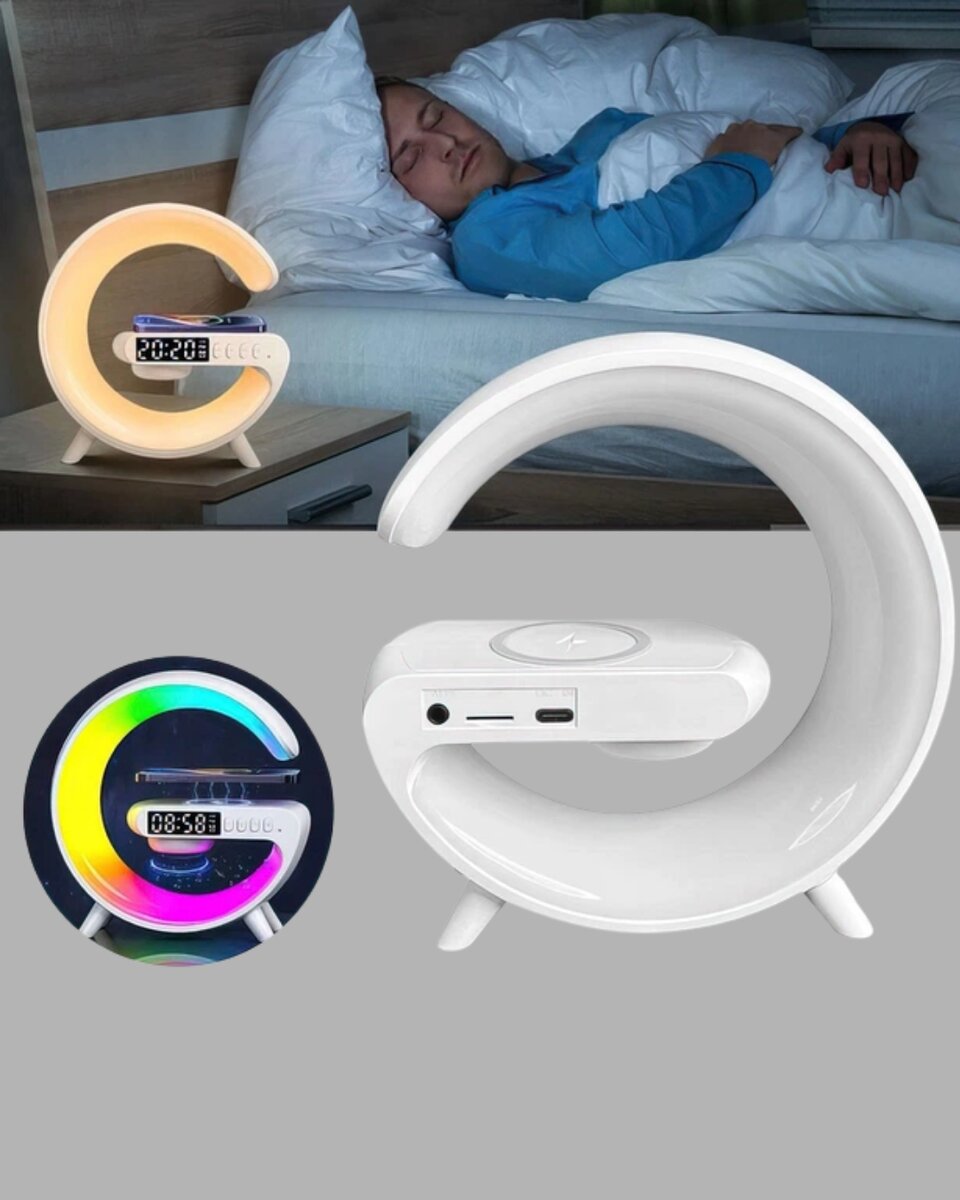 15W Hızlı Kablosuz Şarj Destekli Çok Fonksiyonlu Akıllı Masa Lambası 2 15W Hızlı Kablosuz Şarj Destekli Çok Fonksiyonlu Akıllı Masa Lambası - Görsel 2