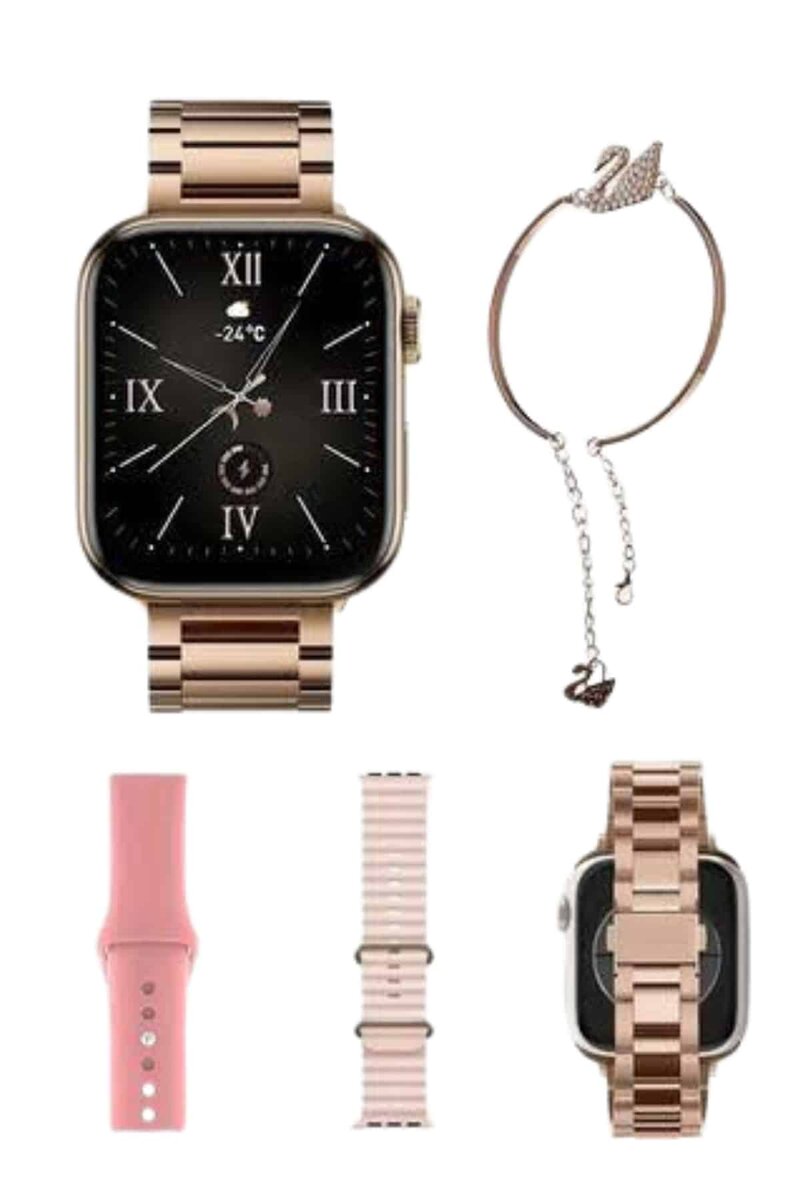 Yeni Nesil Kadın Akıllı Saat Rose Gold Android ve İos Uyumlu 3 Yeni Nesil Kadın Akıllı Saat Rose Gold Android ve İos Uyumlu - Görsel 3