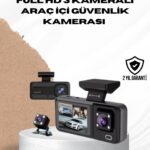 Wi-Fi Bağlantılı Full HD Araç Kamera Seti 3 Kameralı Park Koruma ve Döngü Kayıt