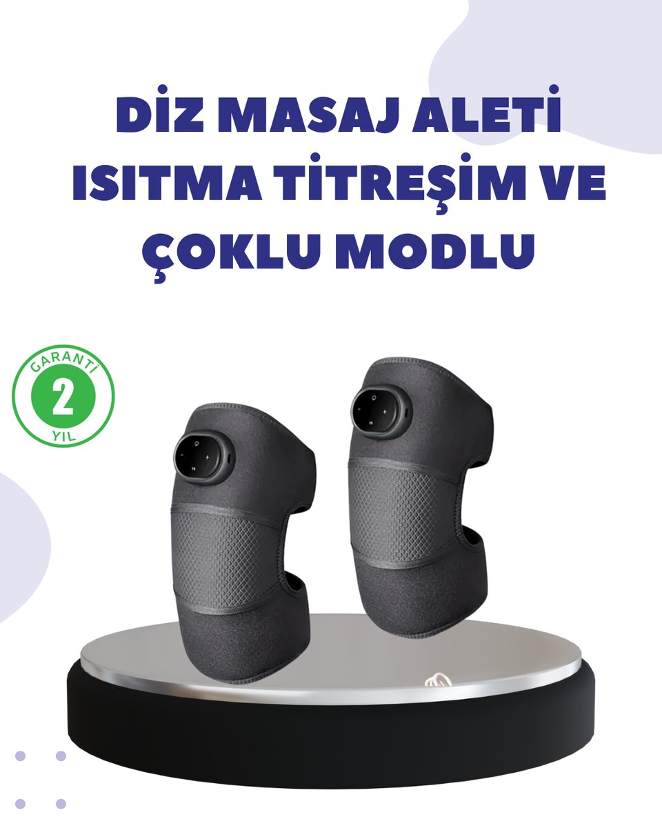 Diz ve Dirsek İçin Isıtmalı Masaj Dizlik Aparatı 1 Diz ve Dirsek İçin Isıtmalı Masaj Dizlik Aparatı
