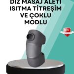 Ev Tipi Isı ve Titreşim Destekli Diz Masaj Aleti