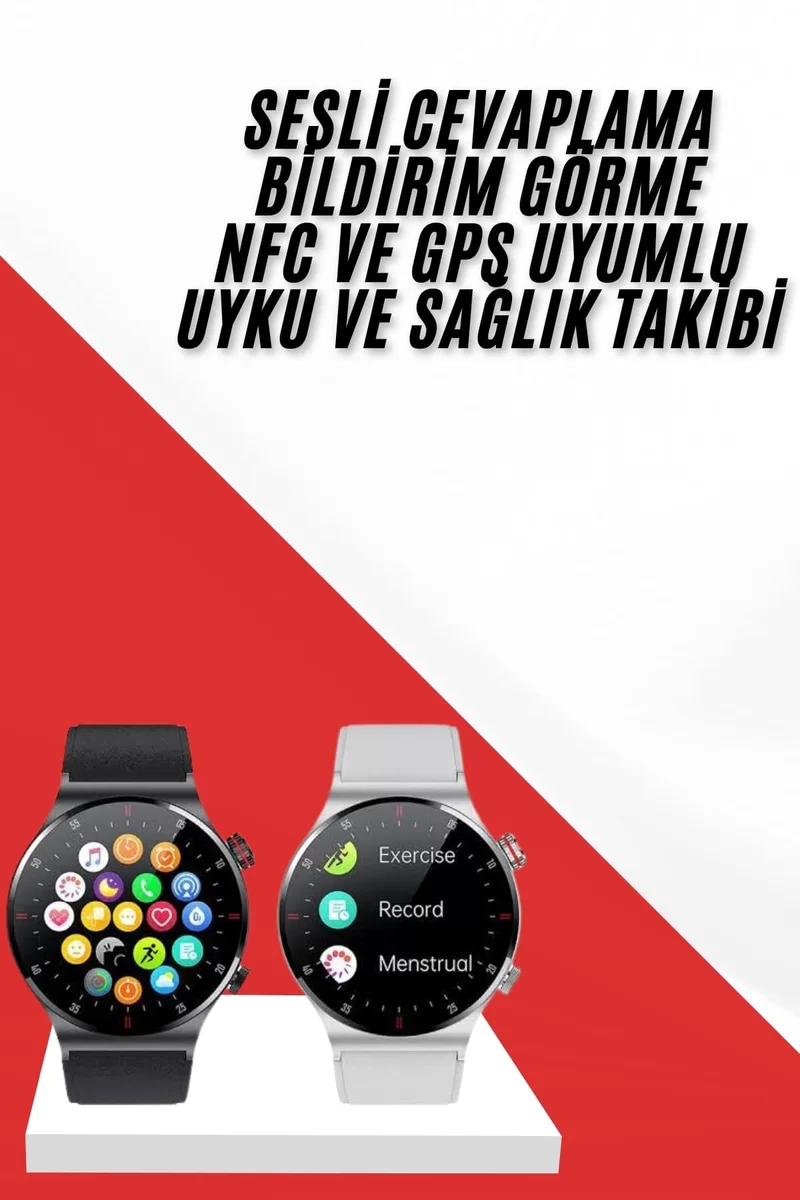 Çok Fonksiyonlu Akıllı Saat Bluetooth Bağlantılı Çağrı Cevaplayabilen Uzun Pil Ömrü Yeni Nesil 2 Çok Fonksiyonlu Akıllı Saat Bluetooth Bağlantılı Çağrı Cevaplayabilen Uzun Pil Ömrü Yeni Nesil - Görsel 2