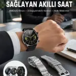 Akıllı Saat Adımsayar Nabız Ölçer Titreşim Özellikli Çağrı Cevaplama Sosyal Medya Yeni Nesil
